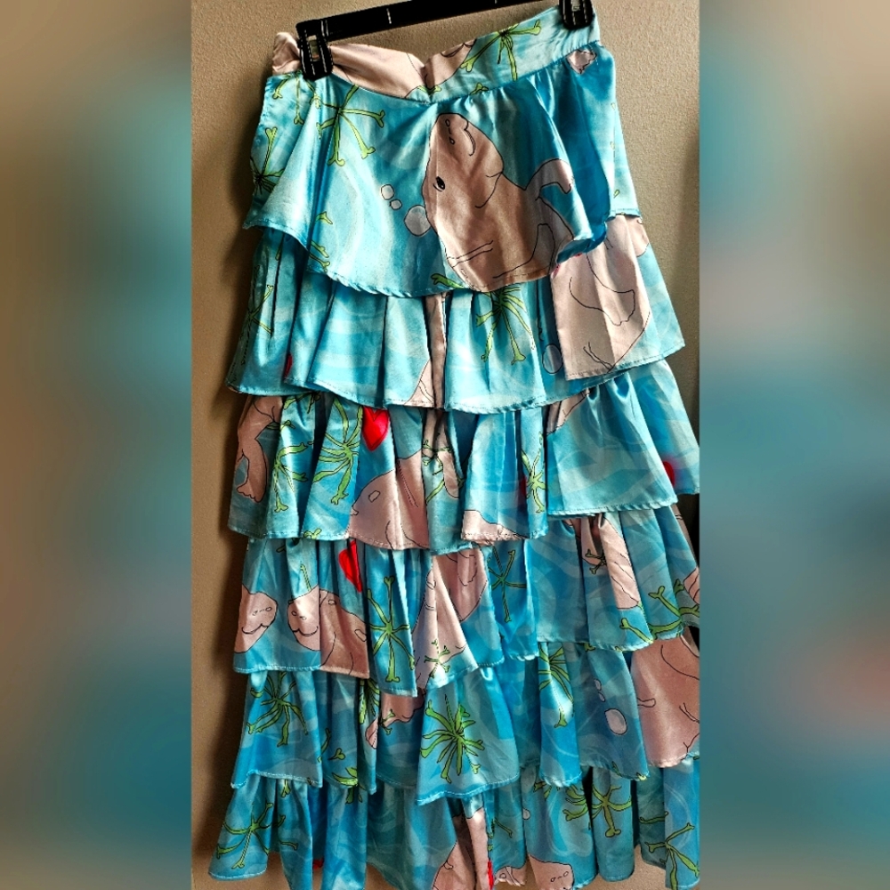 Oceanic Adventure Tiered Skirt
